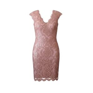 Tadashi Shoji Blush Sequin Lace Dress Size 12 Mother of Bride Dress